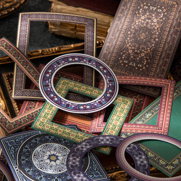 Classical Openwork Die-cut Vintage Frame Notepad Paper