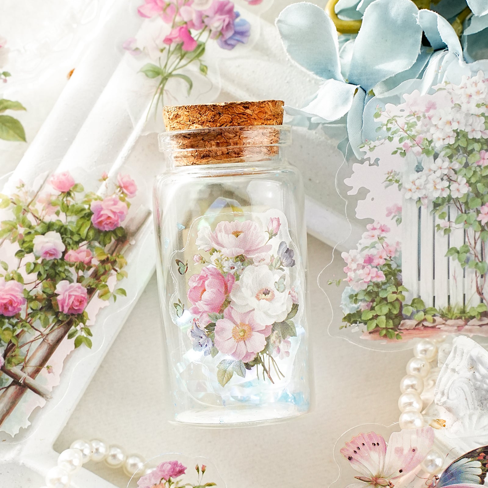 Flower Praise Series PET Sticker