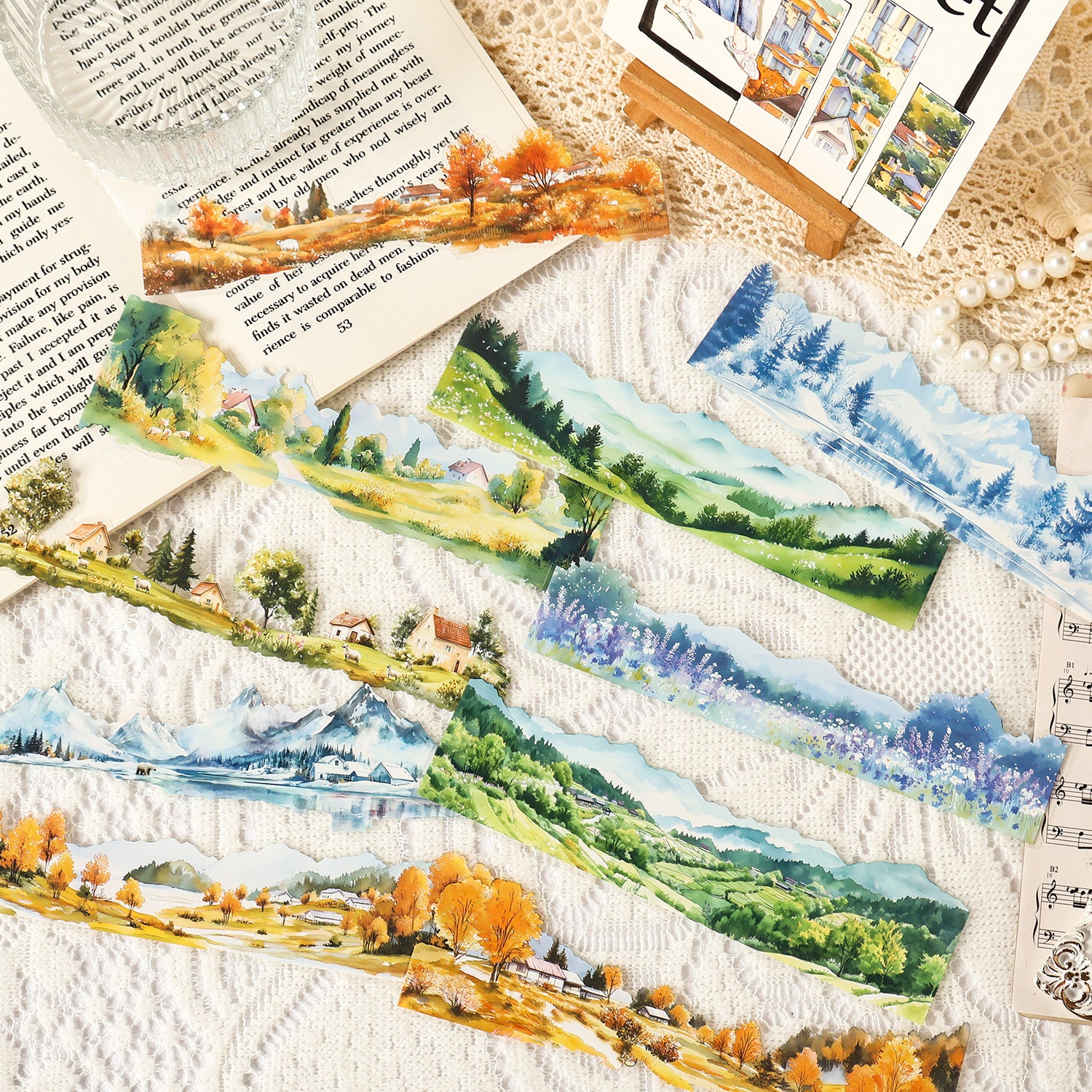 Thoughts of Returning To the Woods Landscape Sticker