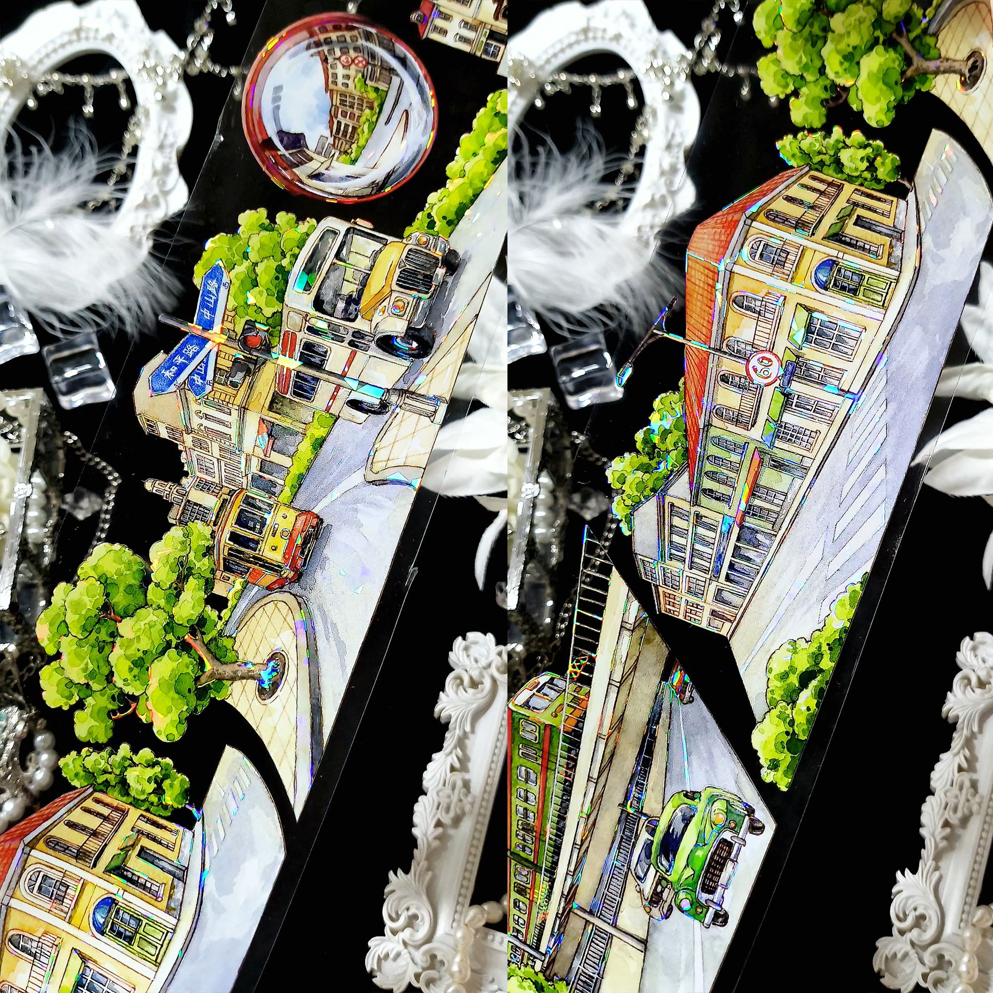 【BOBOYU】Route 66 Landscaping Tape