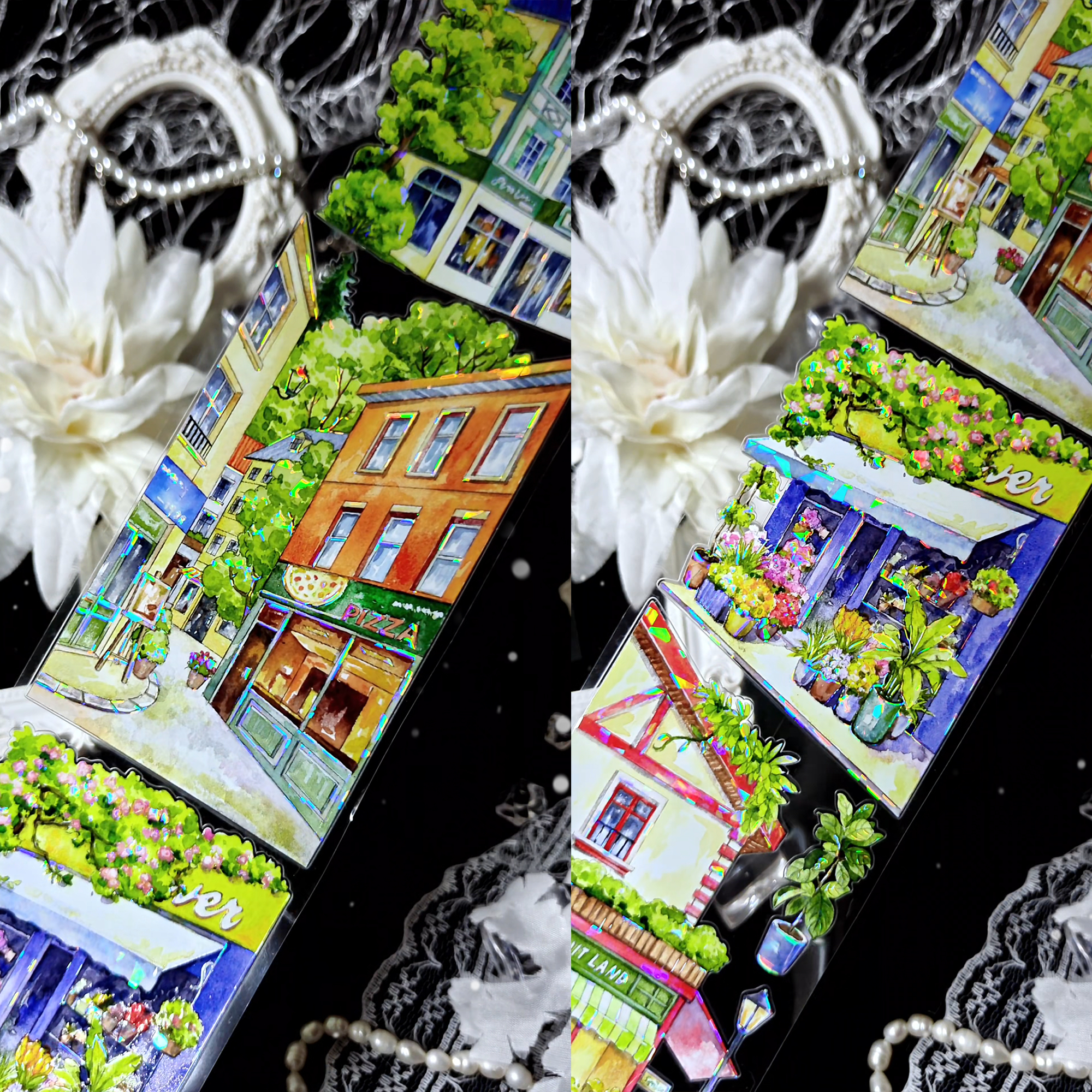 【BOBOYU】Corner Store Landscaping PET Tape