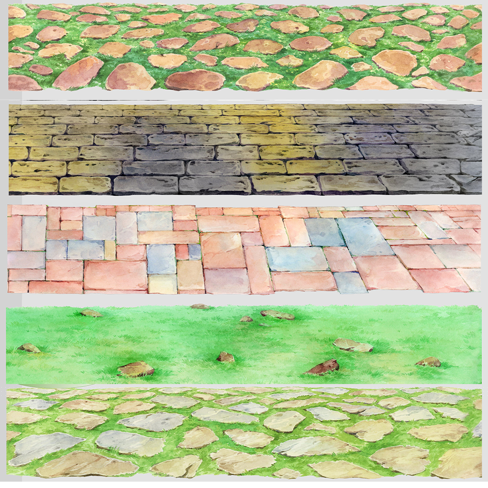 Base Ground Pattern Landscape Tape