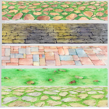 Base Ground Pattern Landscape Tape
