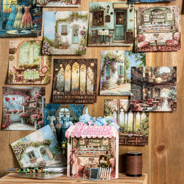 Weekend Shop Background PET Sticker