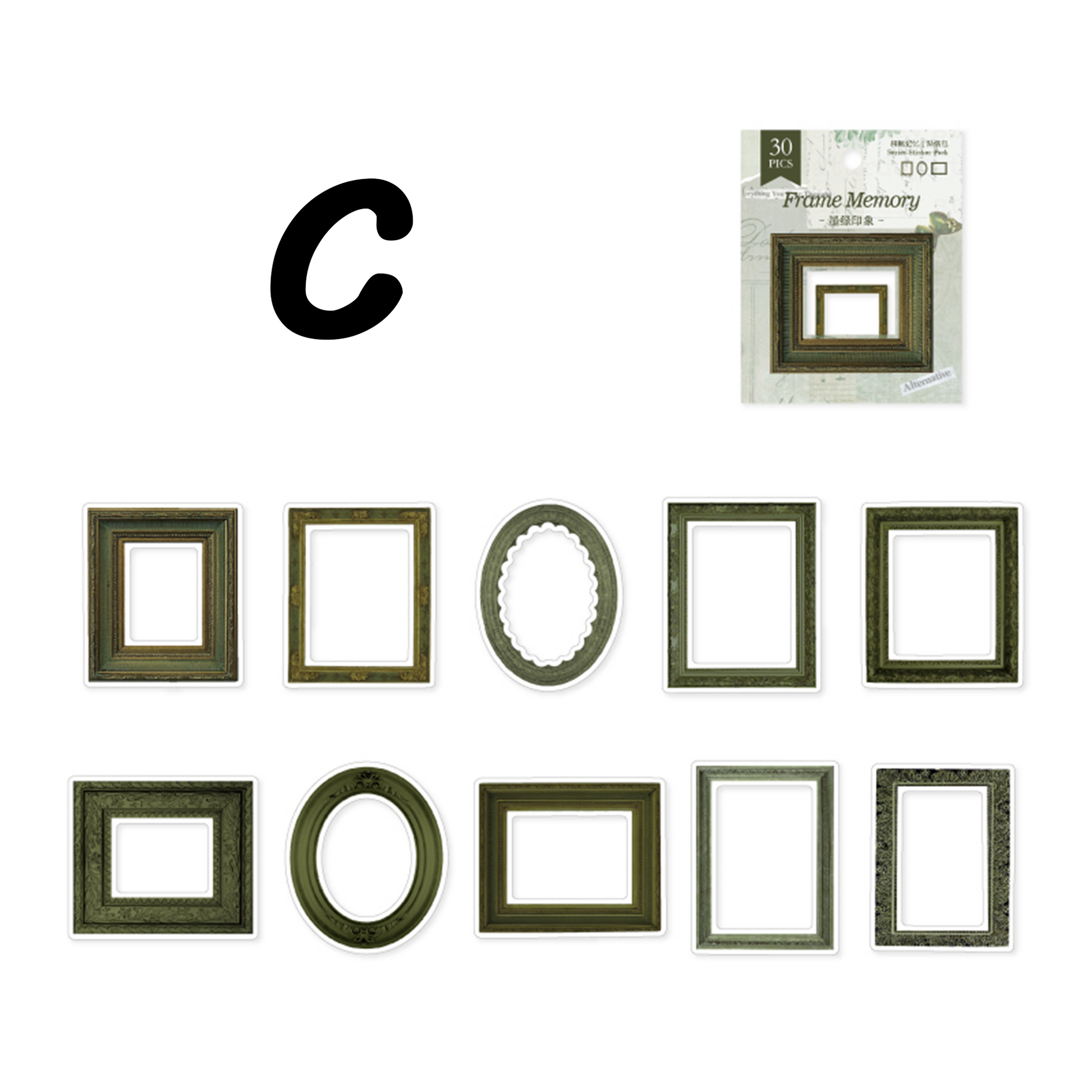 Photo Frame Memory Border Sticker