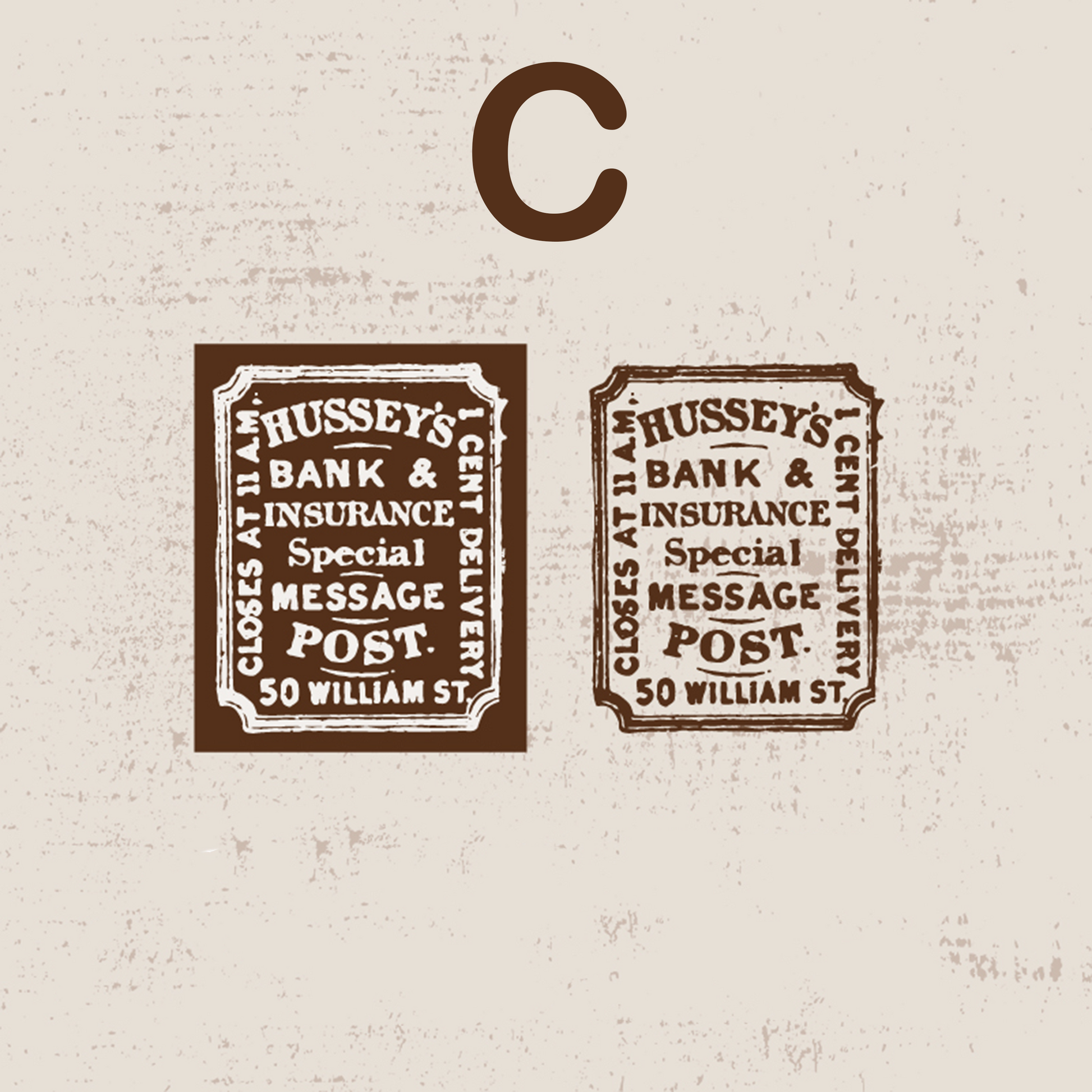 Post Office Scrapbook Journal Wooden Stamps For paper crafts