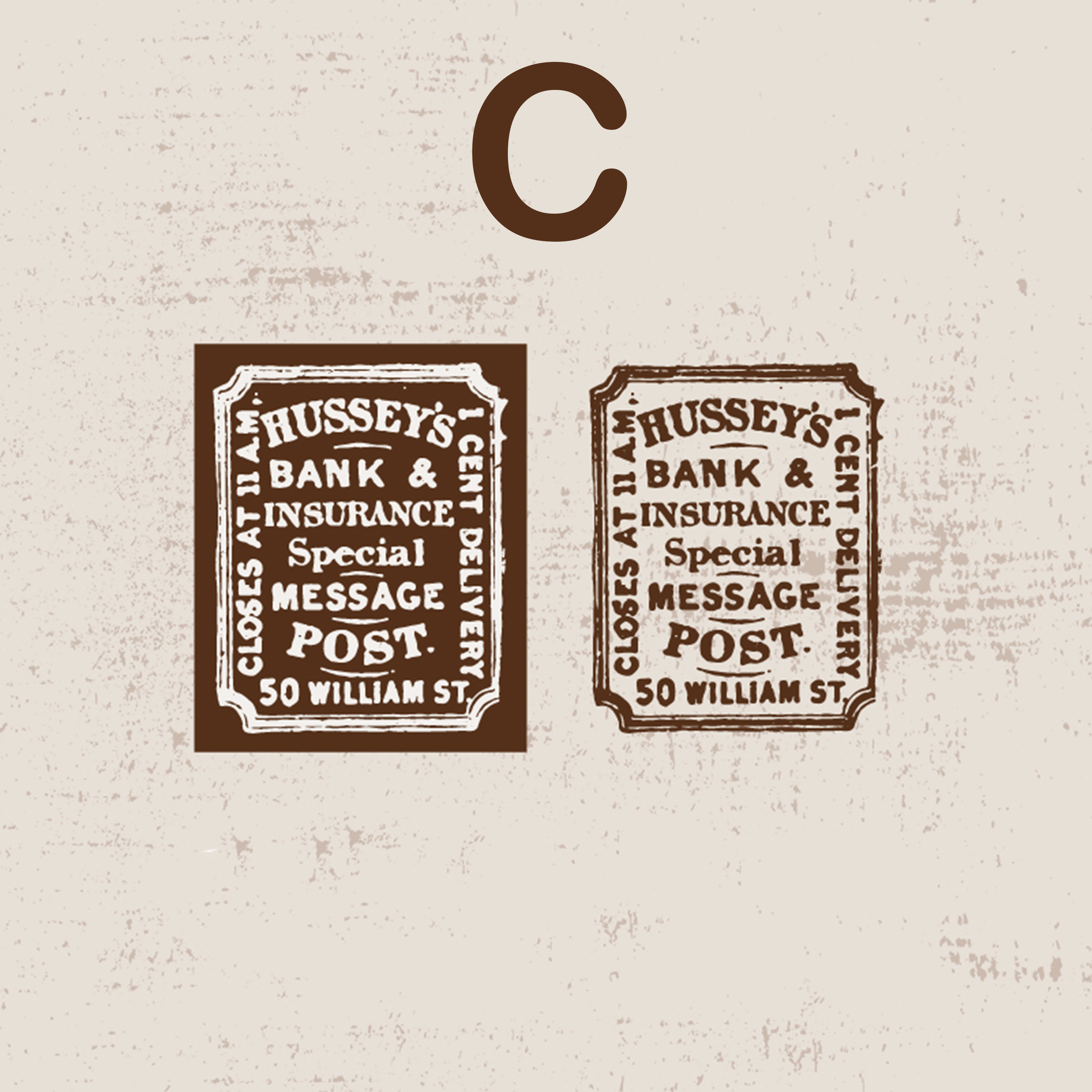 Post Office Scrapbook Journal Wooden Stamps For paper crafts