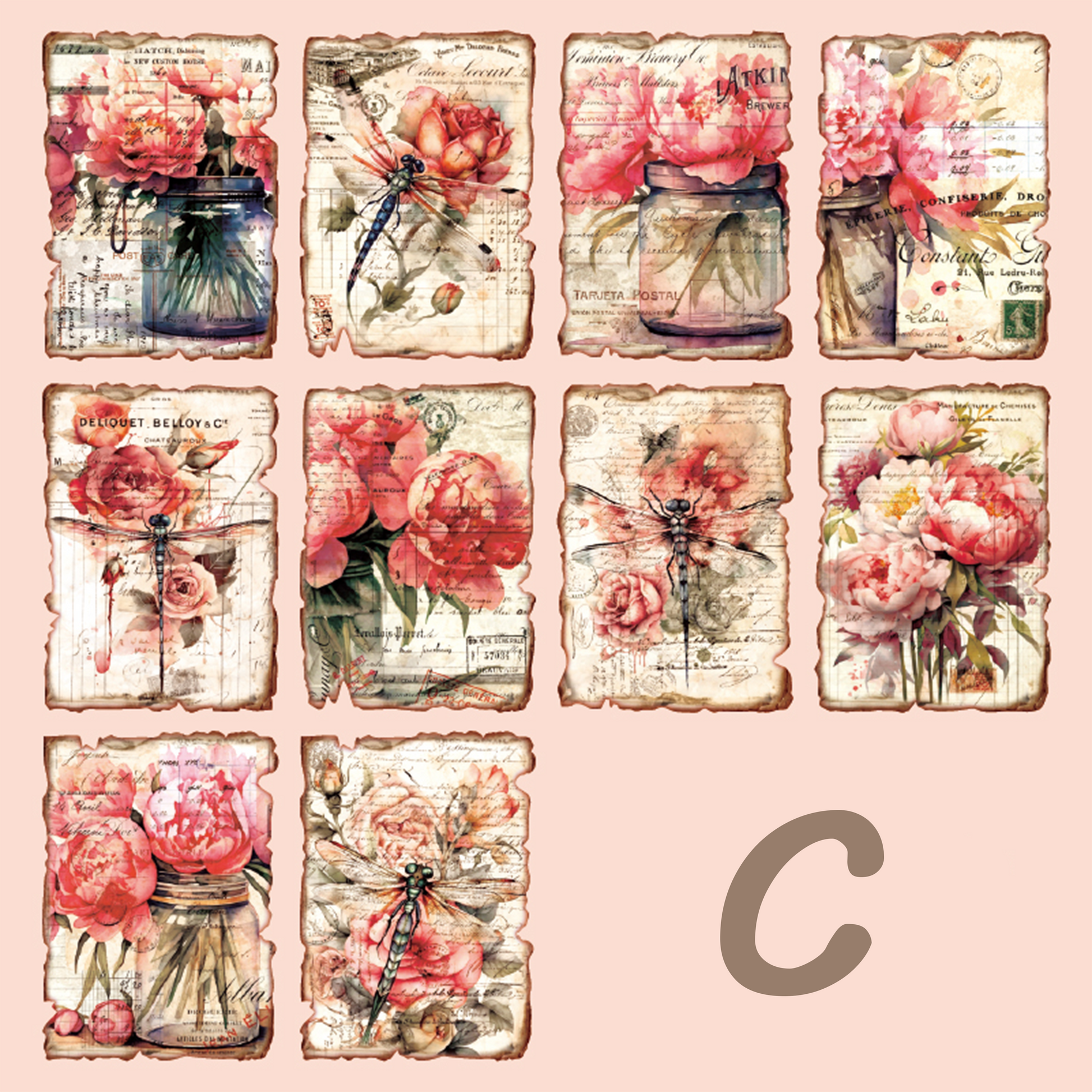 Jenny's Diary Vintage Scrapbooking Paper