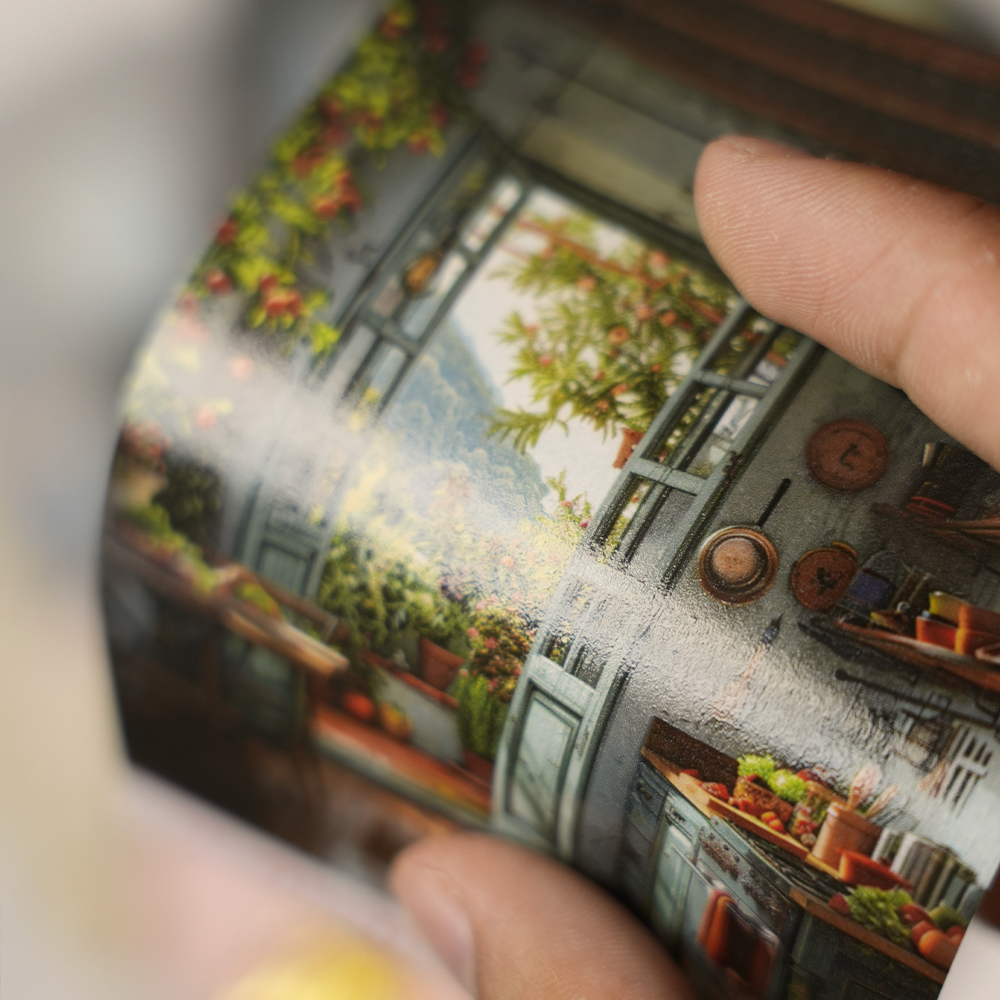 Scenery Outside Door Special ink Washi Sticker 10pcs | MOOBOOM Design