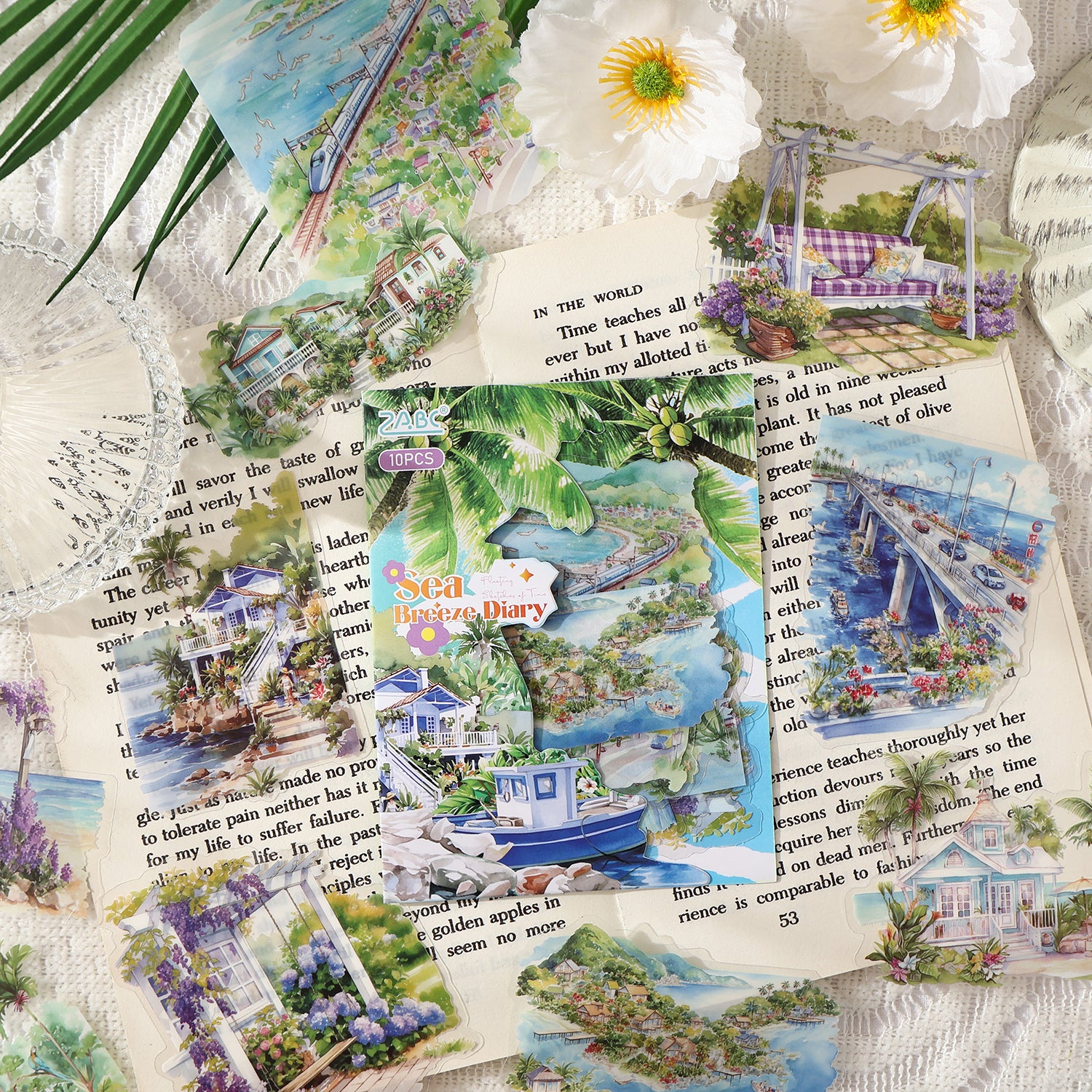 Light Sketch of Seasons PET Sticker