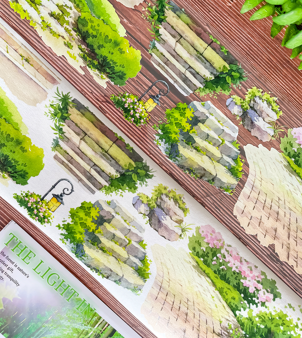 【NEW Studio】Stone steps PET Tape (7cm x 200cm)