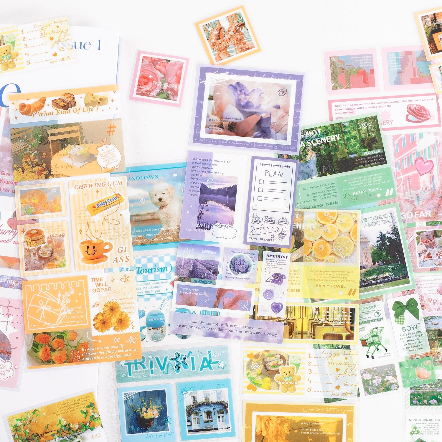 Record Romantic Life PET Sticker