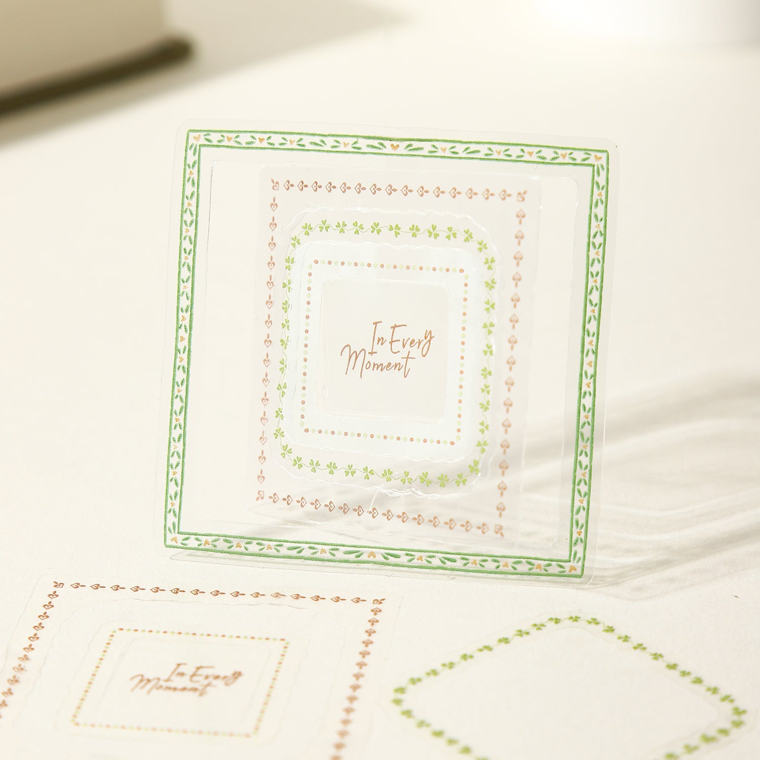 Whispering Dreams Lace Pre-cut PET Sticker for journaling and scrapbooking
