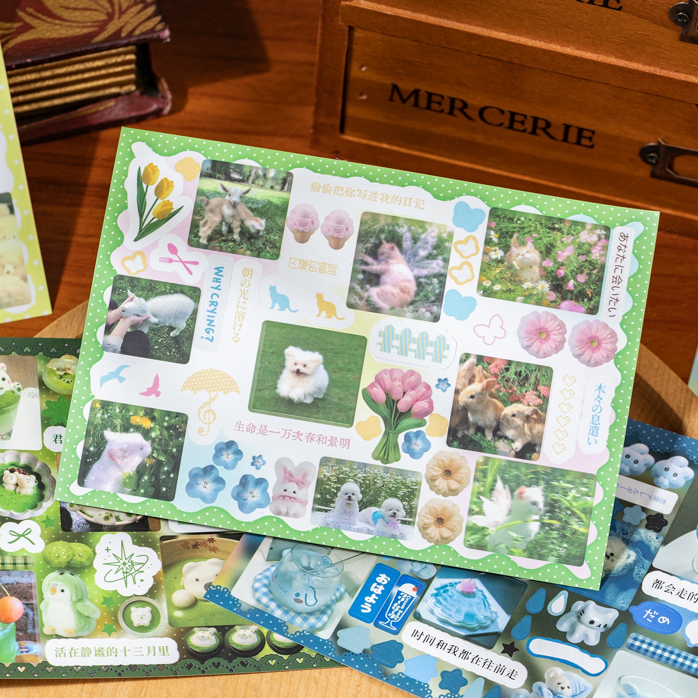 A Lovely World Pre-cut Sticker Book
