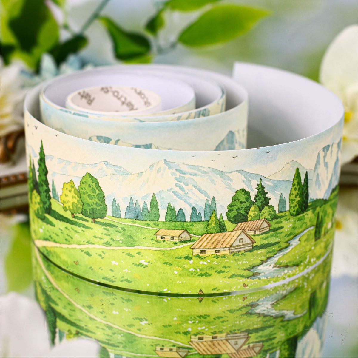 Green Field Stroll Landscape Tape