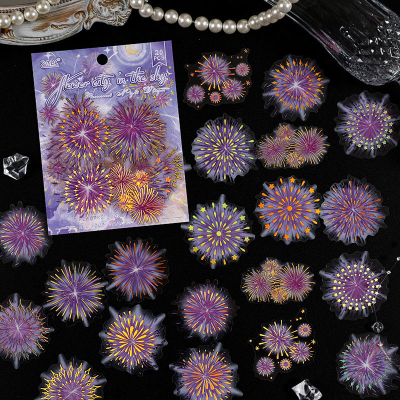 Fluorescent Night Language PET Sticker