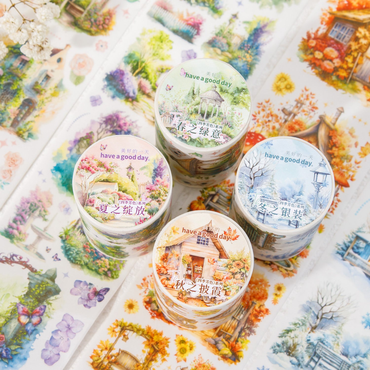 Scenery Of Four Seasons Washi Tape