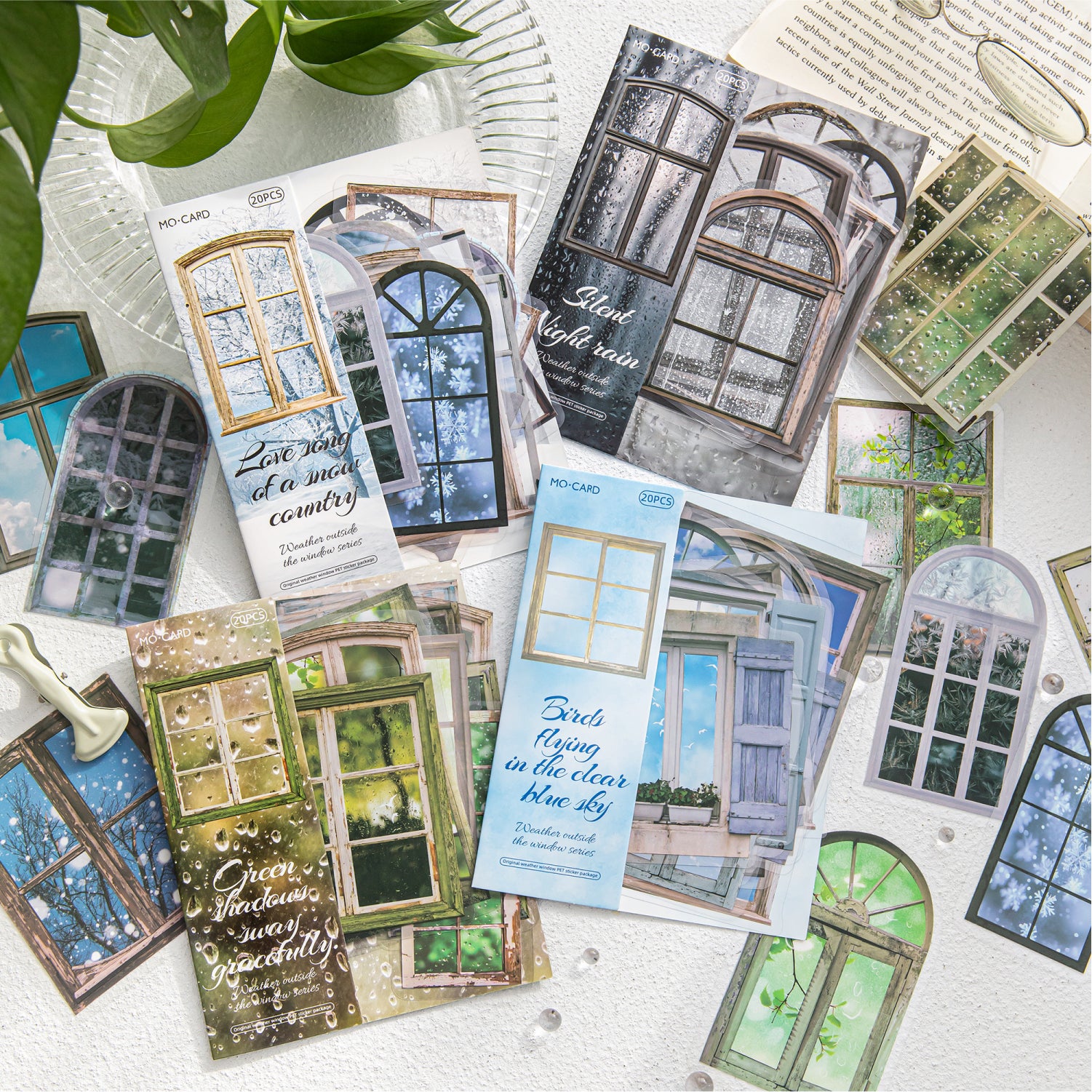 Window Weather Series PET Sticker