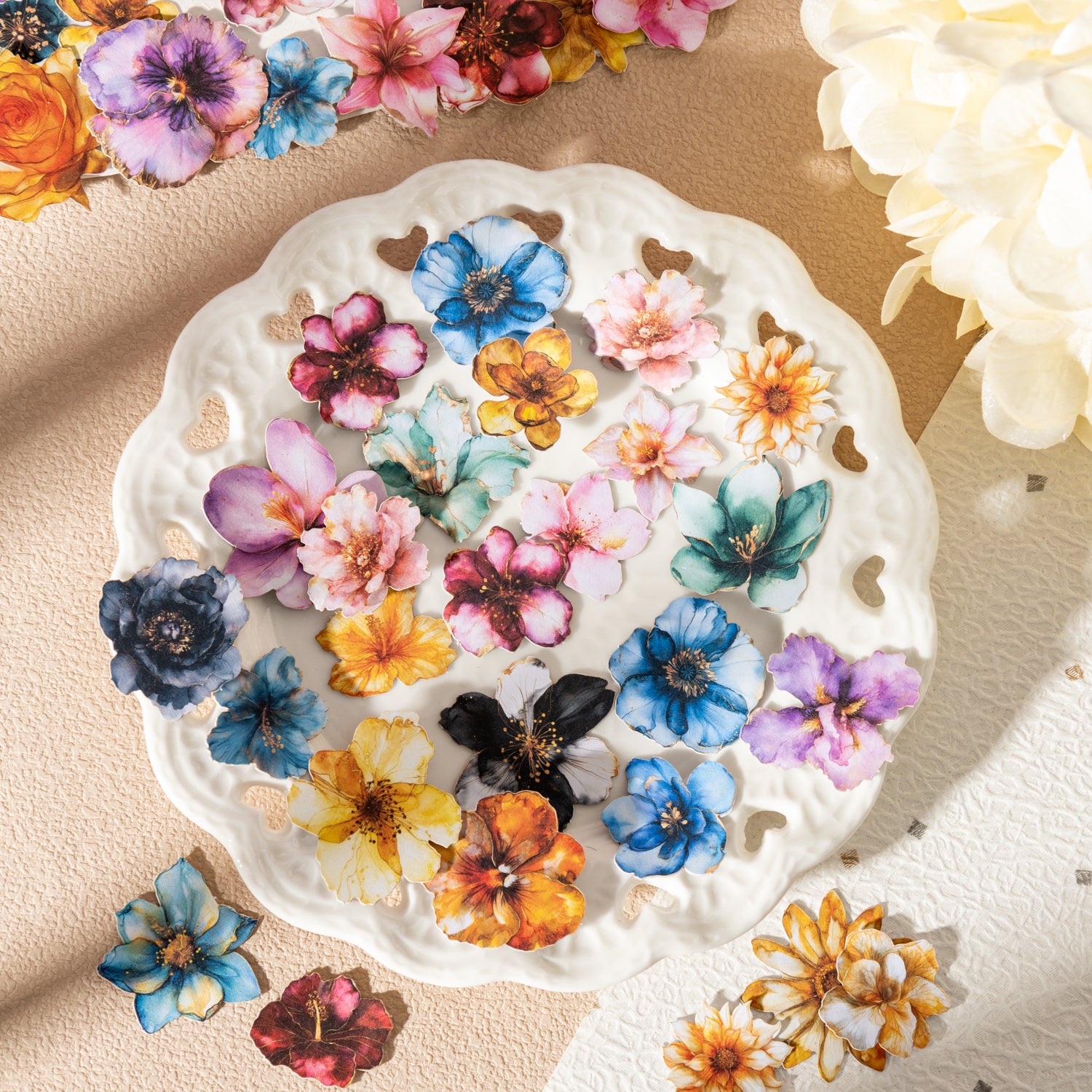 Basket of Flowers Sticker