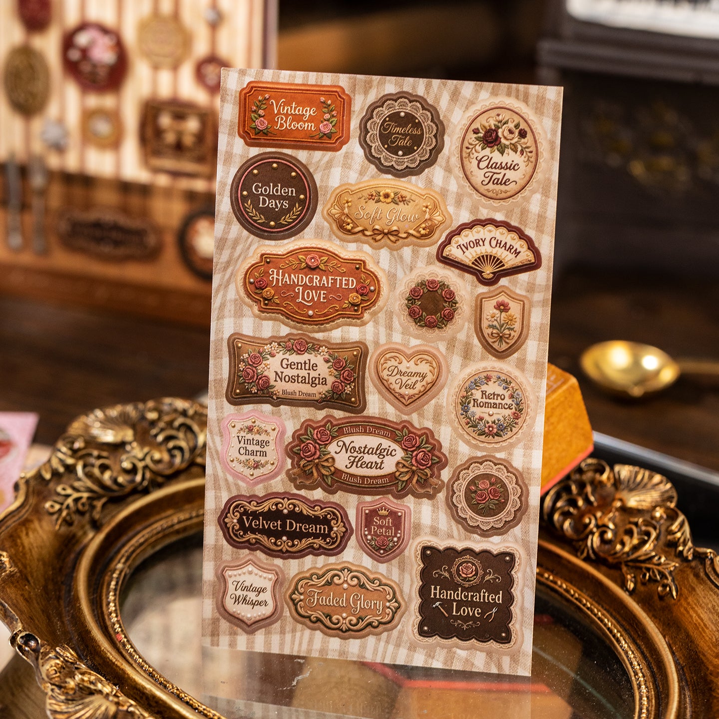 Museum Collection Series Sticker Book For Scrapbooking and Journaling | MOOBOOM