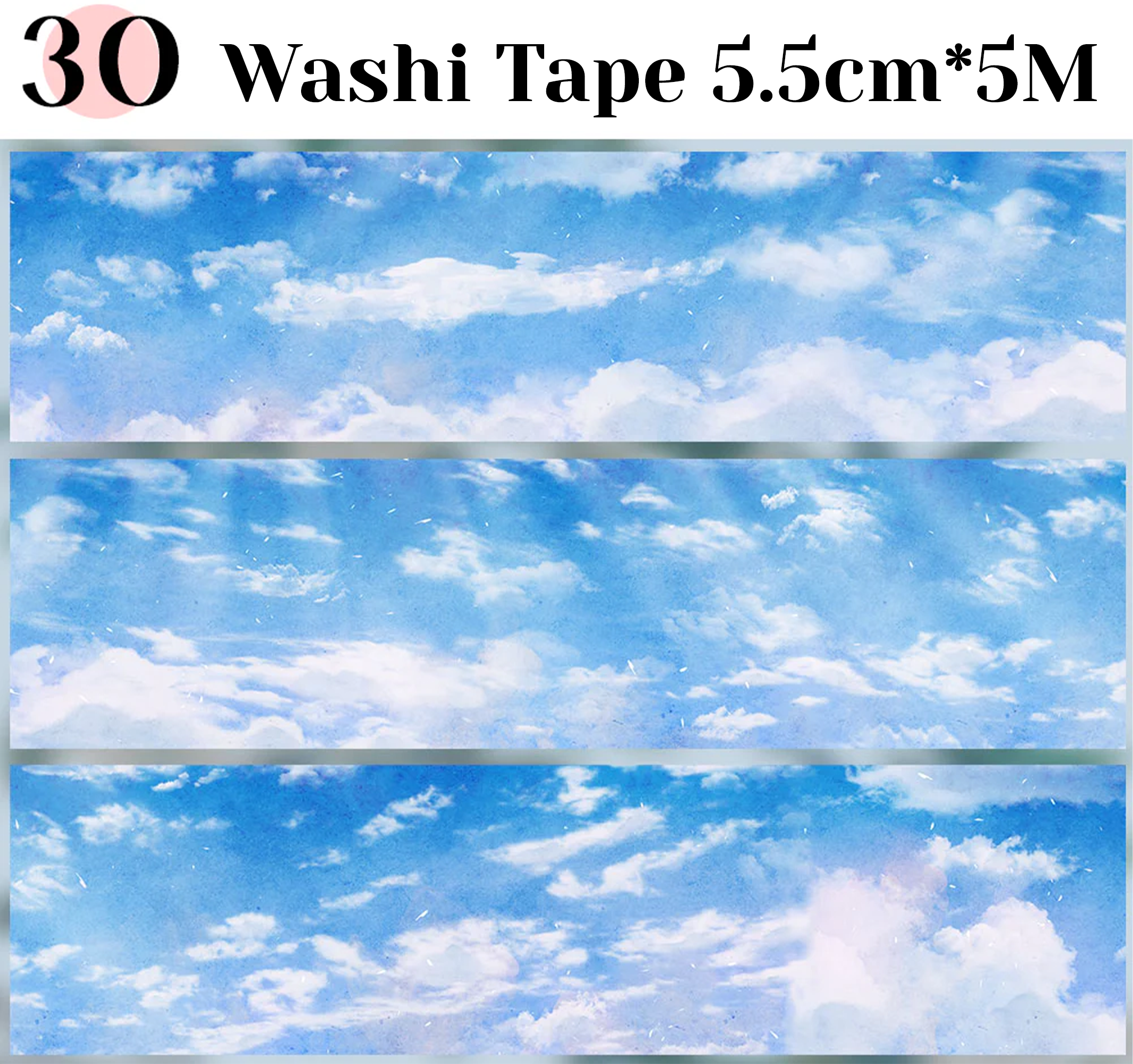 【ZERO】Sky & Grassland Landscaping Tape(40 Styles)(Whole Roll Tape)