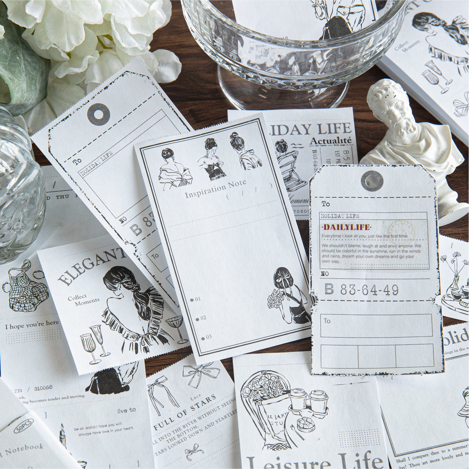 Romantic Life Memo Papers