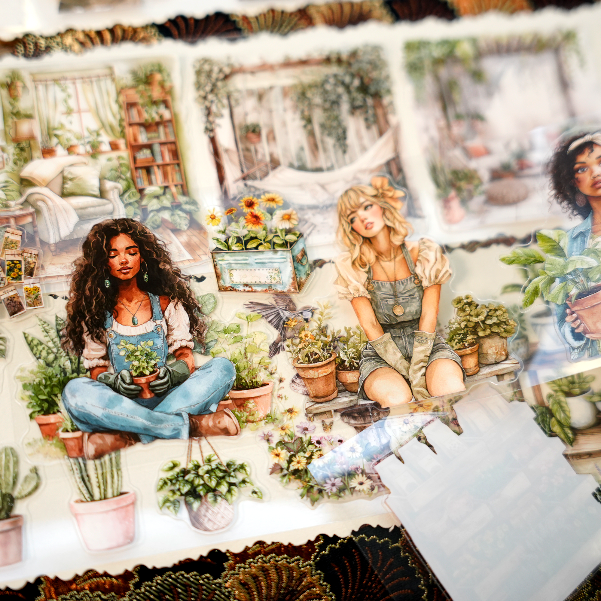 Plant Lover Pre-cut PET Tape | No.43 | MOOBOOM Design