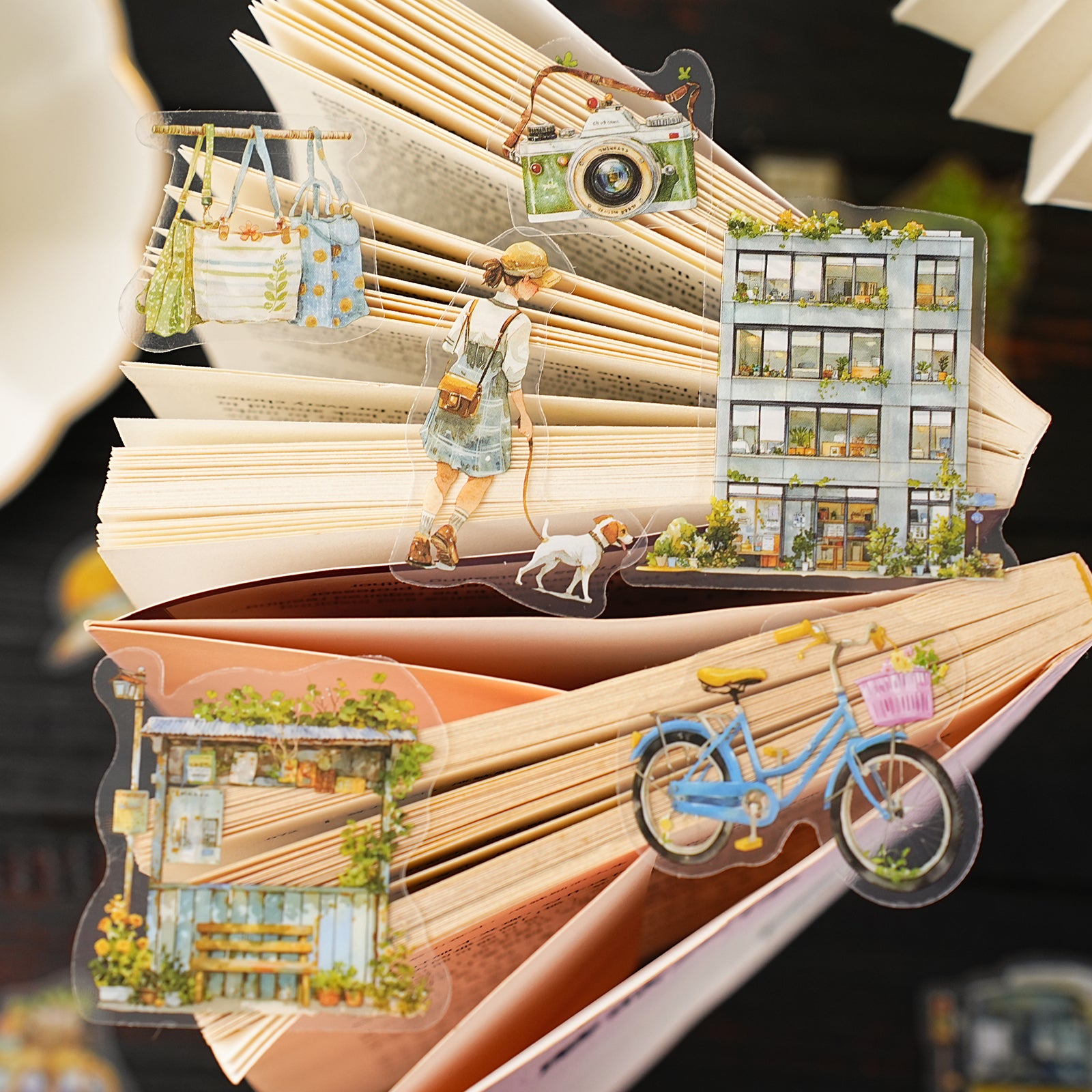 Life Observation Diary PET Sticker