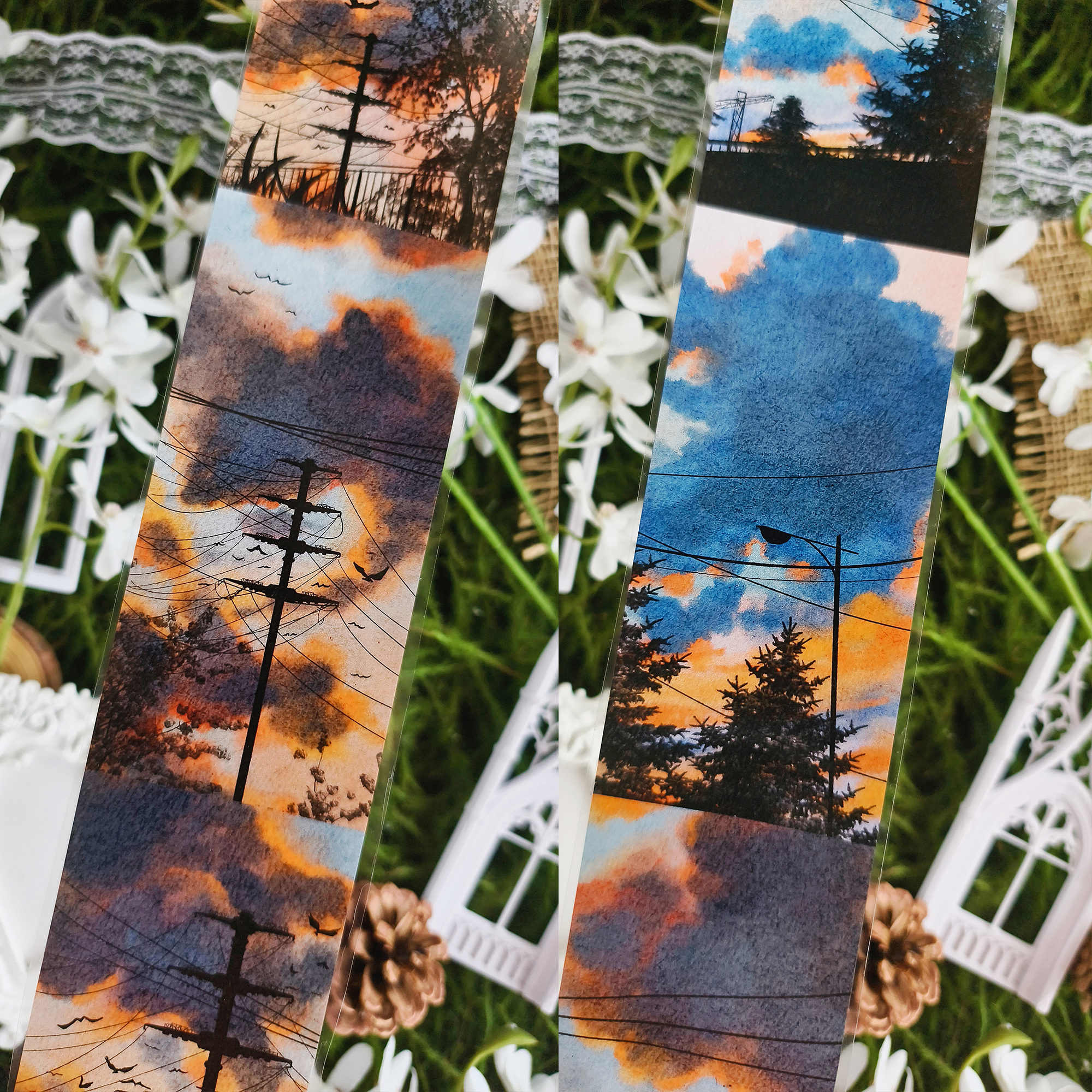 【BOBOYU】Sunset Glow Landscaping Tape