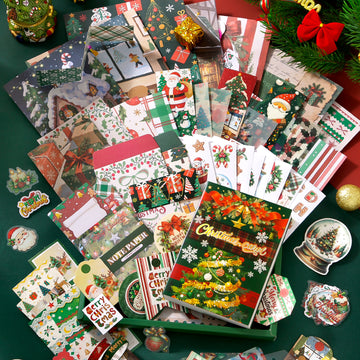 Christmas Carol Scrapbooking Supplies Box