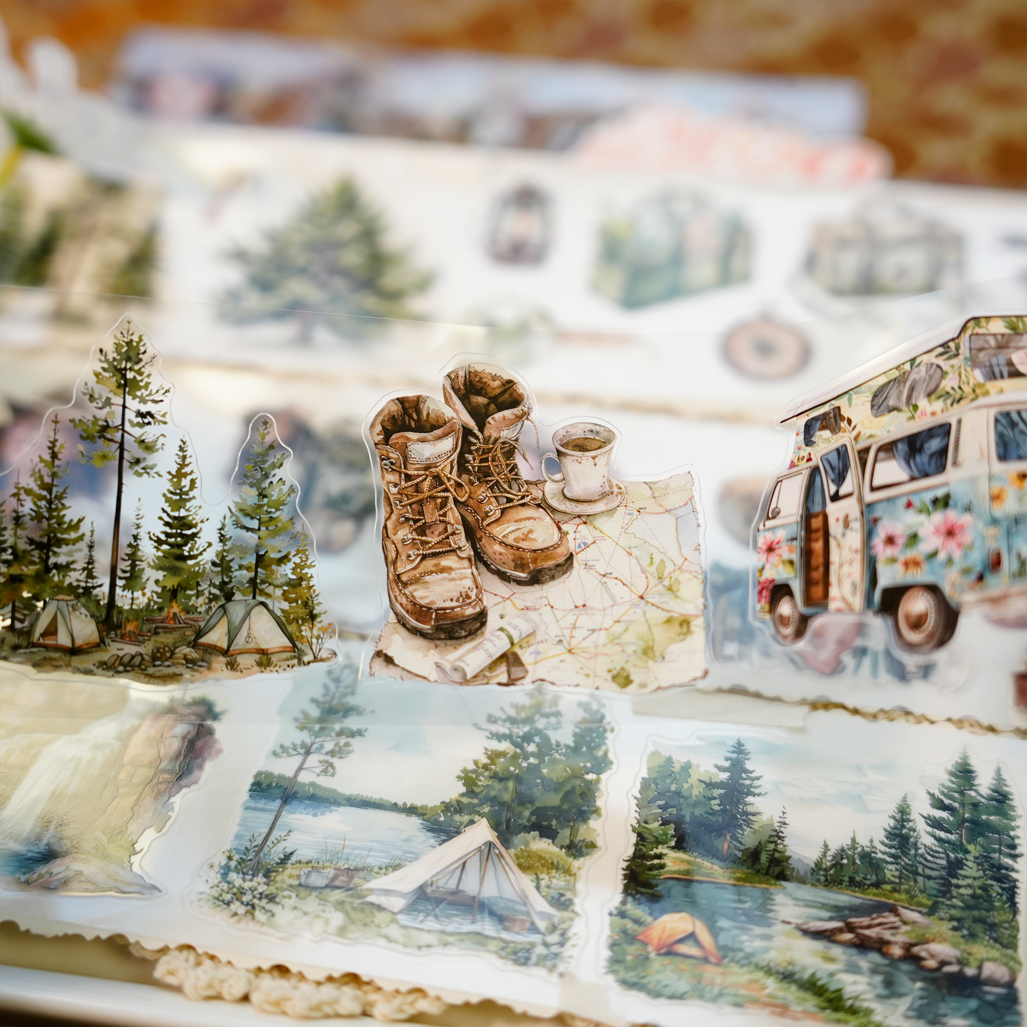 Forest Adventure Pre-cut PET Tape | No.41 | MOOBOOM Design