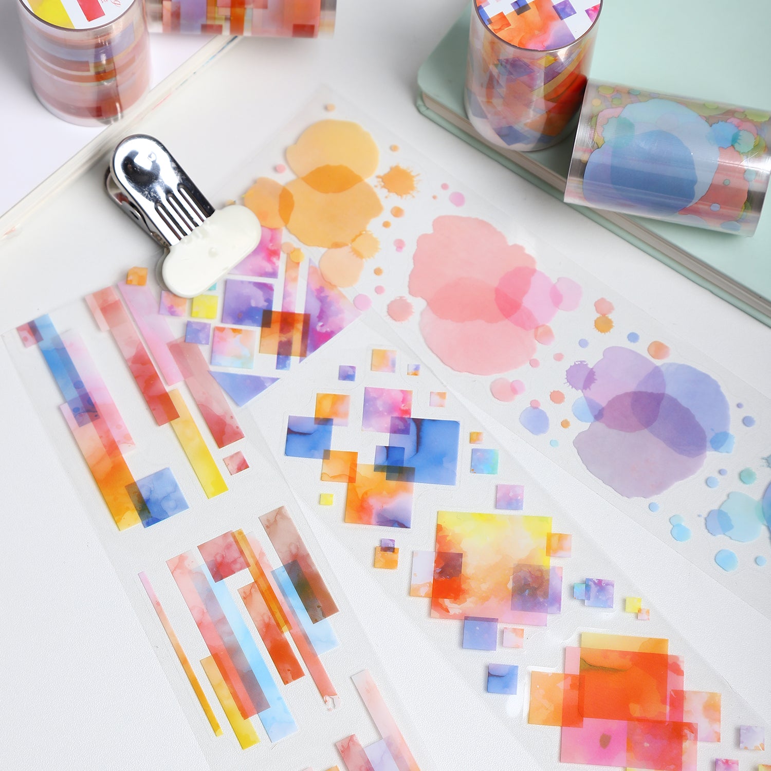 Watercolor Light Painting PET Tape