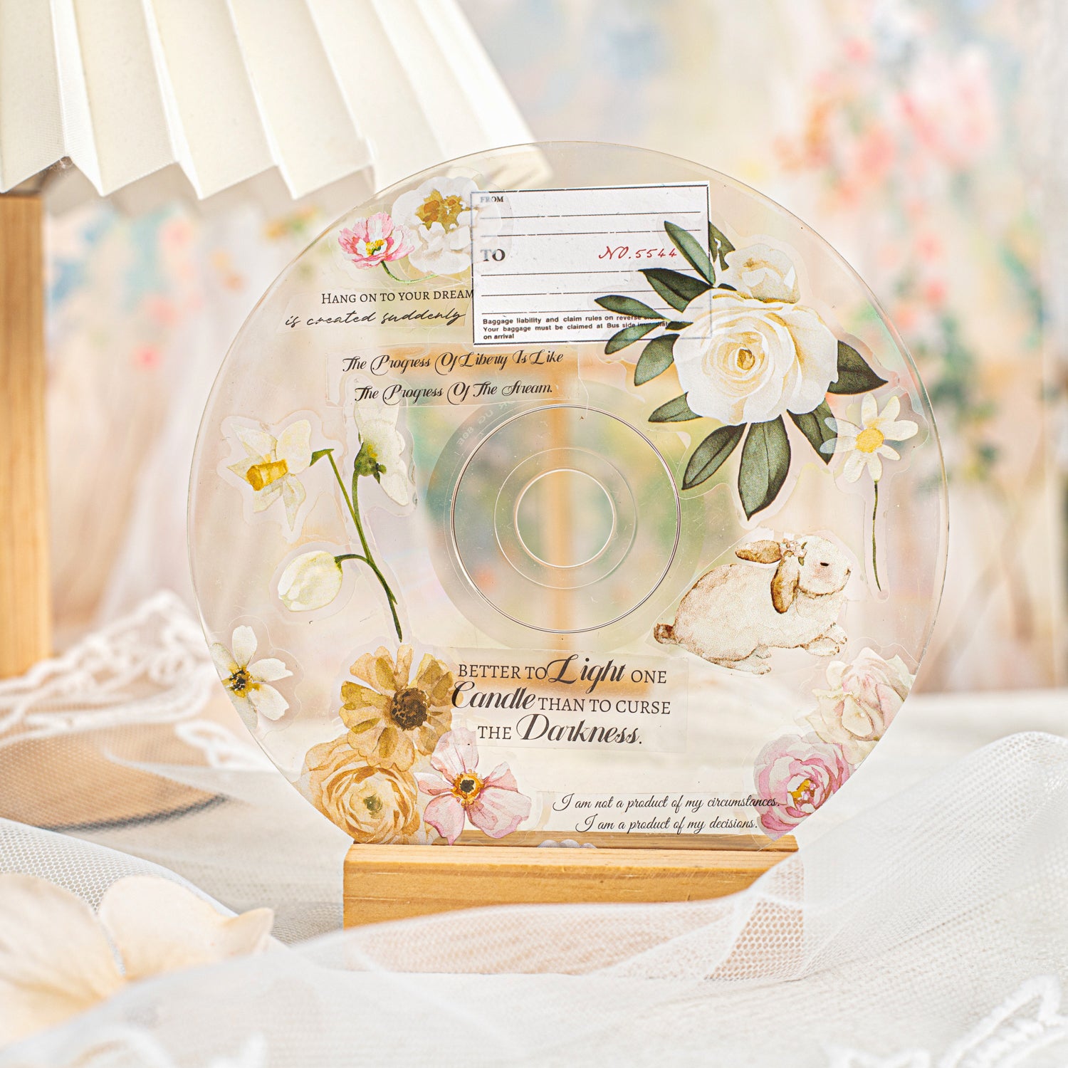 Flower Season Sweet Dream PET Sticker