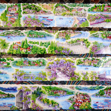 【Paper Domain】Mountain Town Landscaping PET Tape (8.5cm*5M)