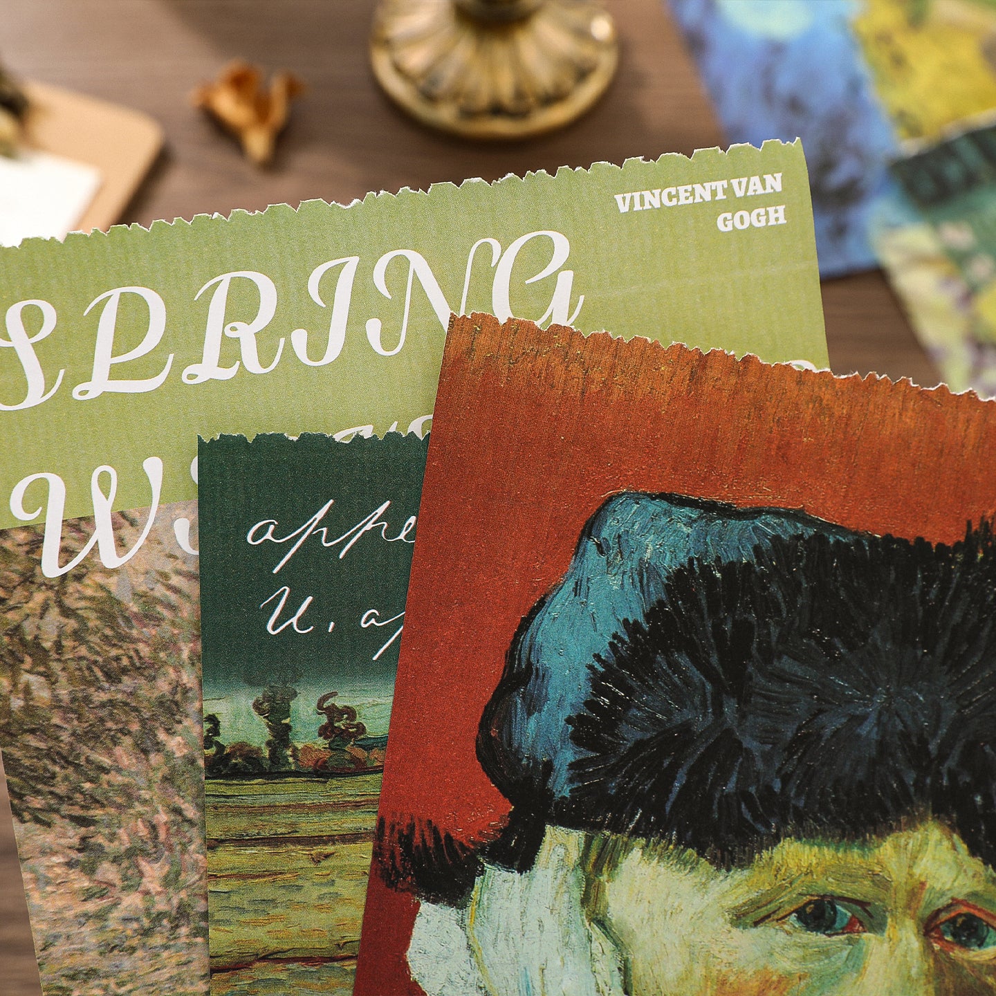Impression of Van Gogh Scrapbooking Book