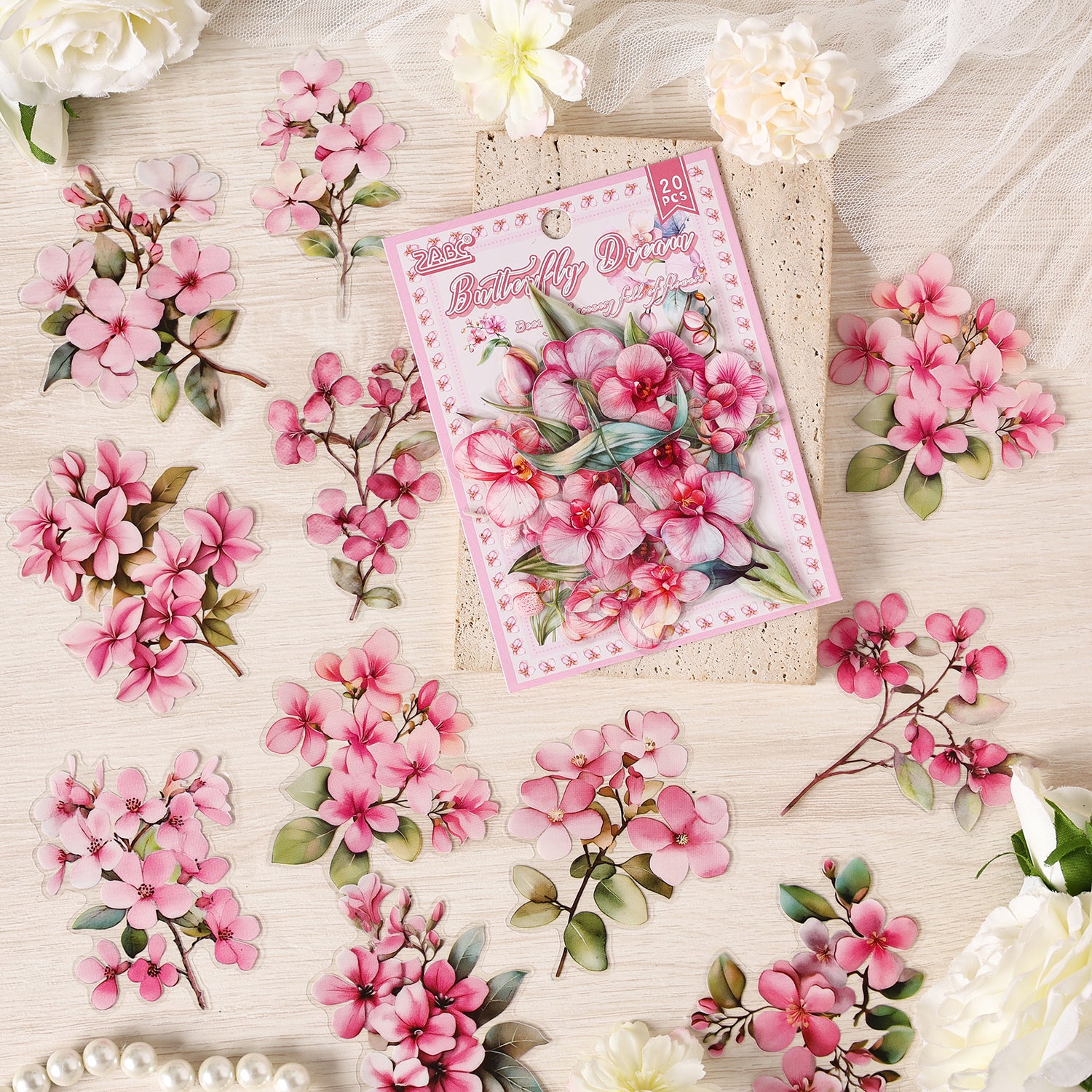 Flowering Branch PET Sticker