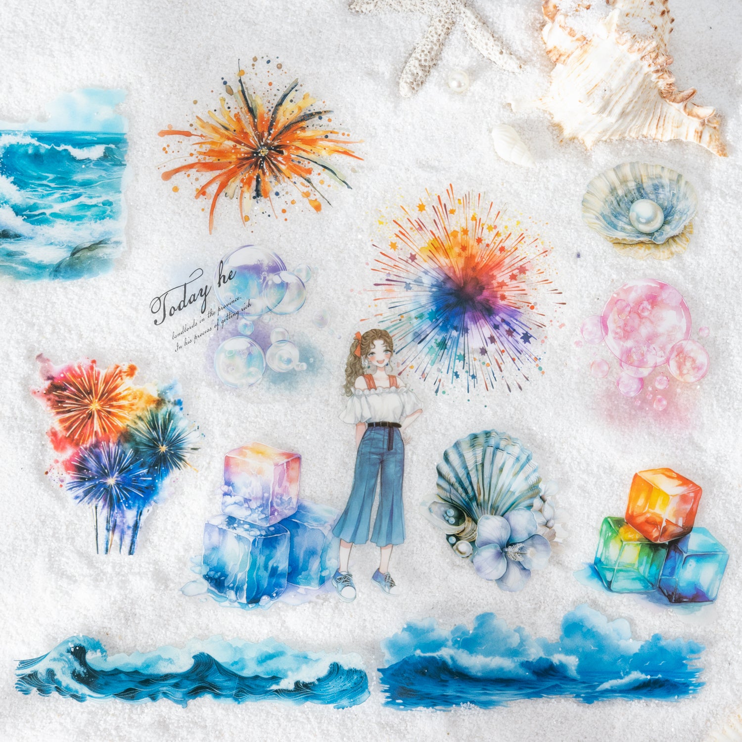 Eternal summer PET Sticker