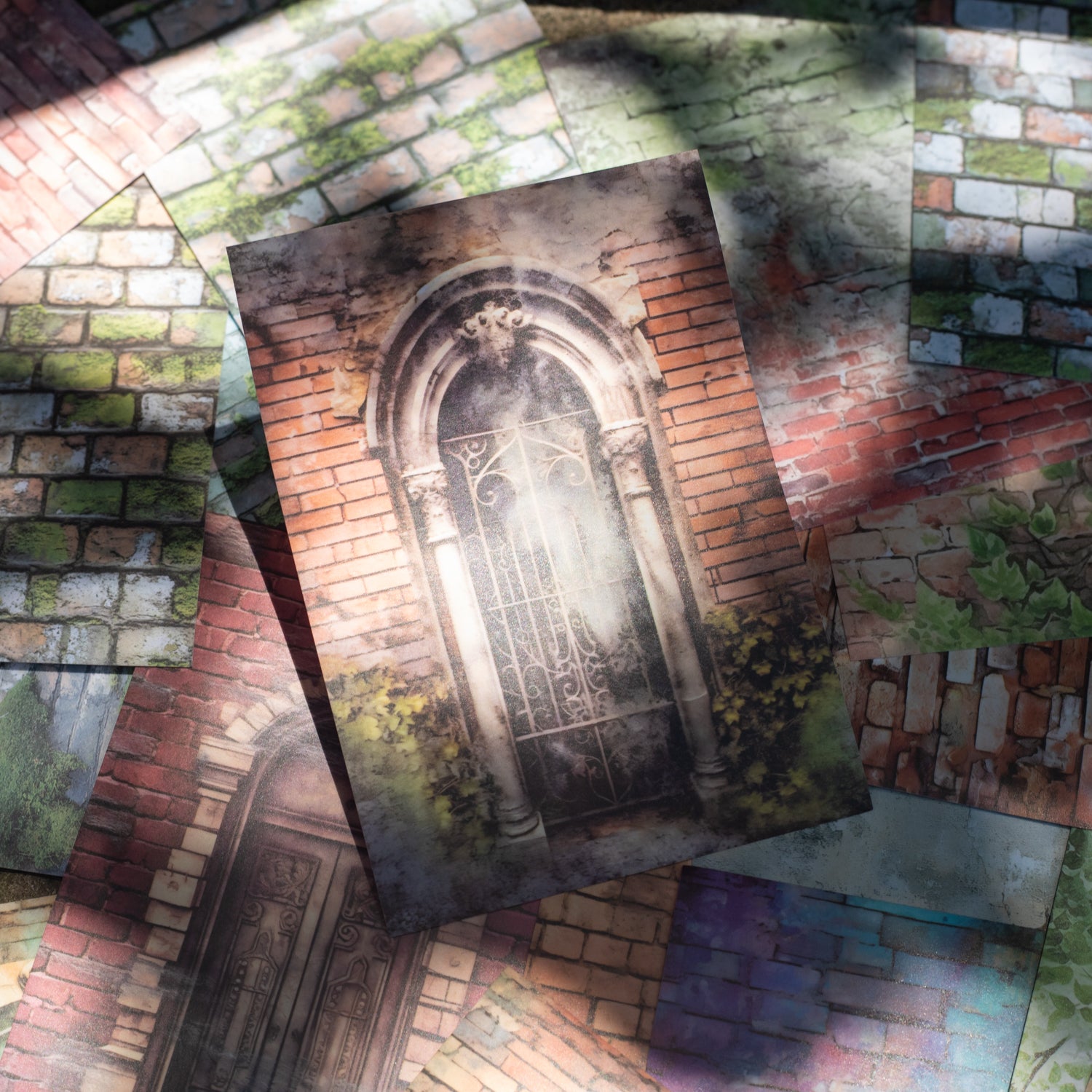 The Art of Brick Walls Washi Sticker