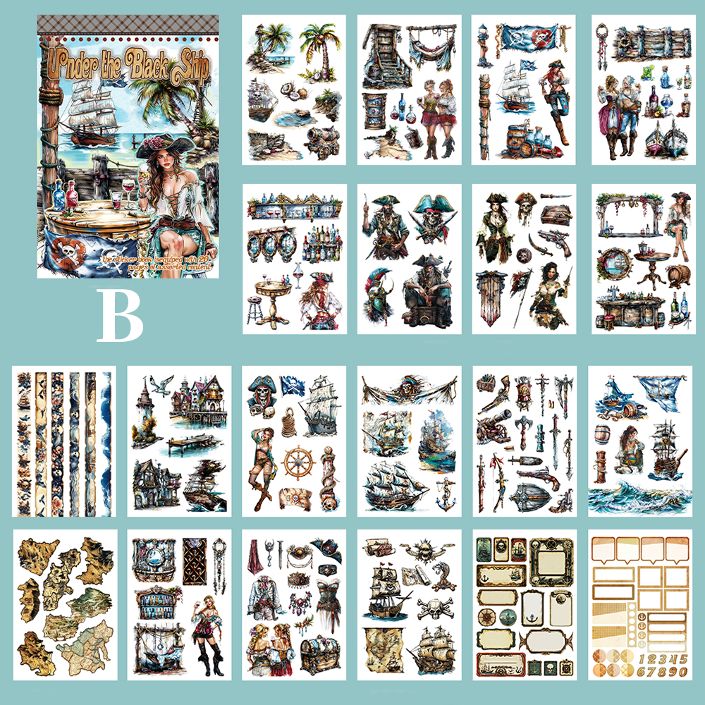 Vintage Sticker Book Vol.10 - Under the Black Ship