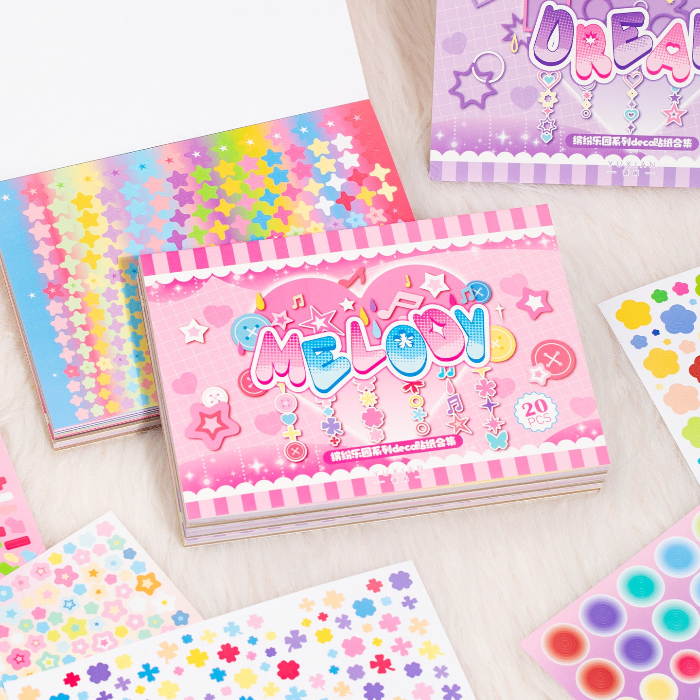 Colorful Paradise Decorative Sticker Book