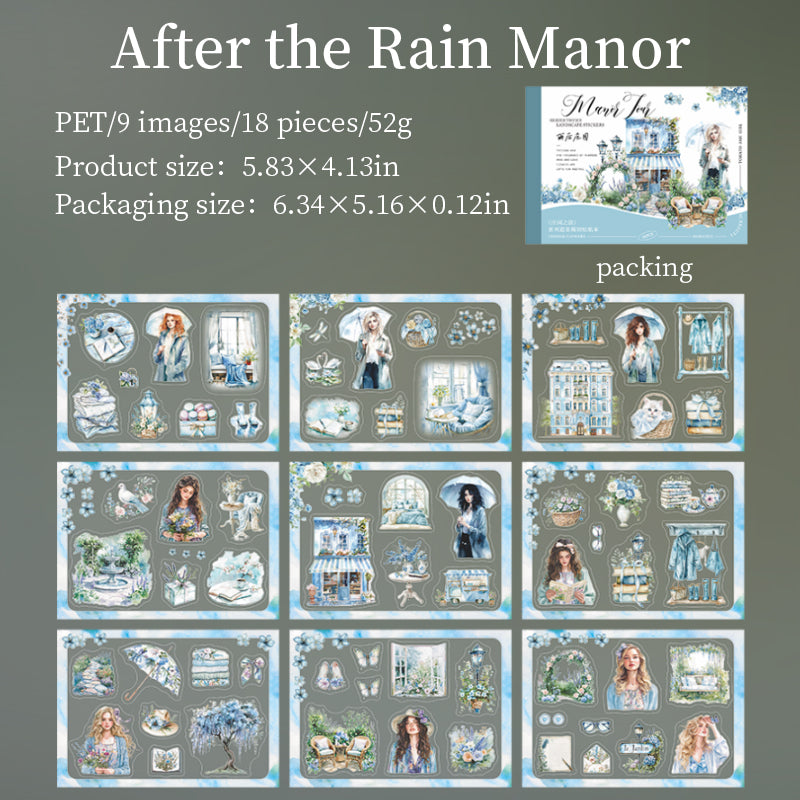 Manor Tour Sticker Book