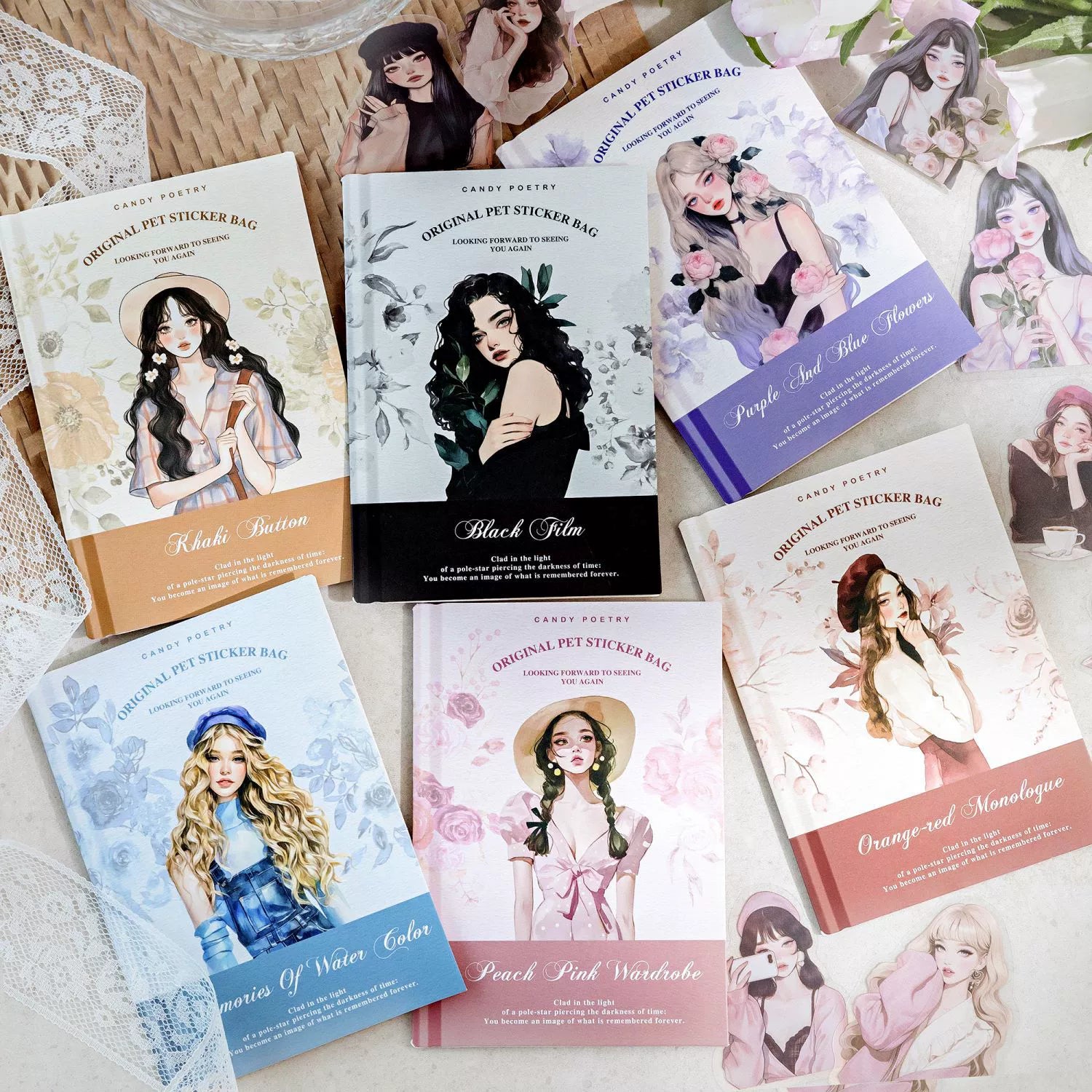 Beauty Era Series PET Sticker