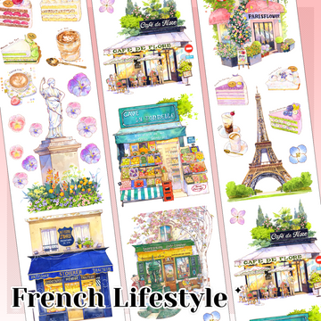 【MOOBOOM】 French Lifestyle Pre-cut Landscape PET Tape