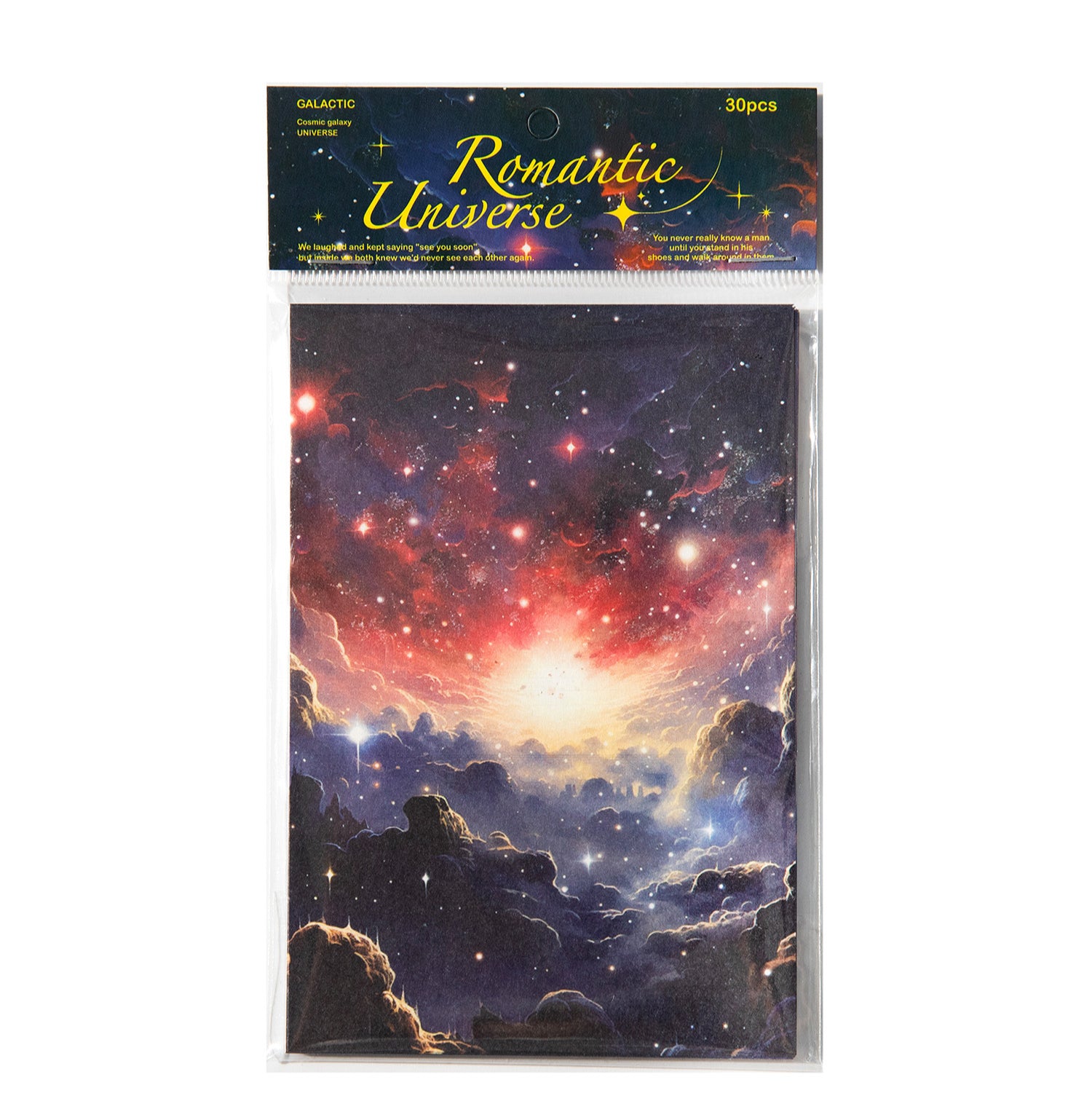 Mysterious Starry Sky Scrapbooking Paper