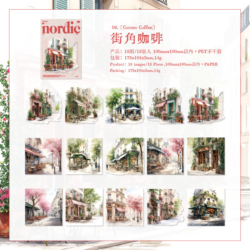 Nordic Landscape PET Sticker