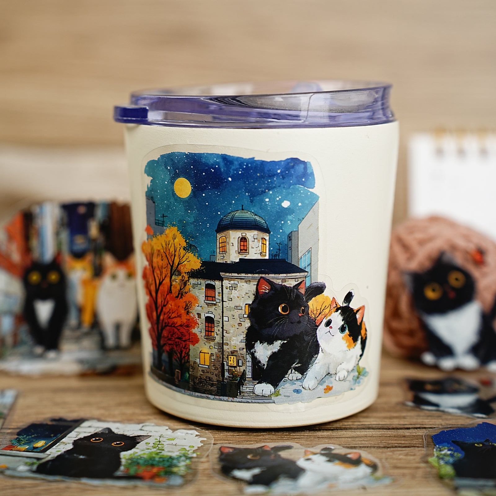 The Daily Life of a Cat PET Sticker