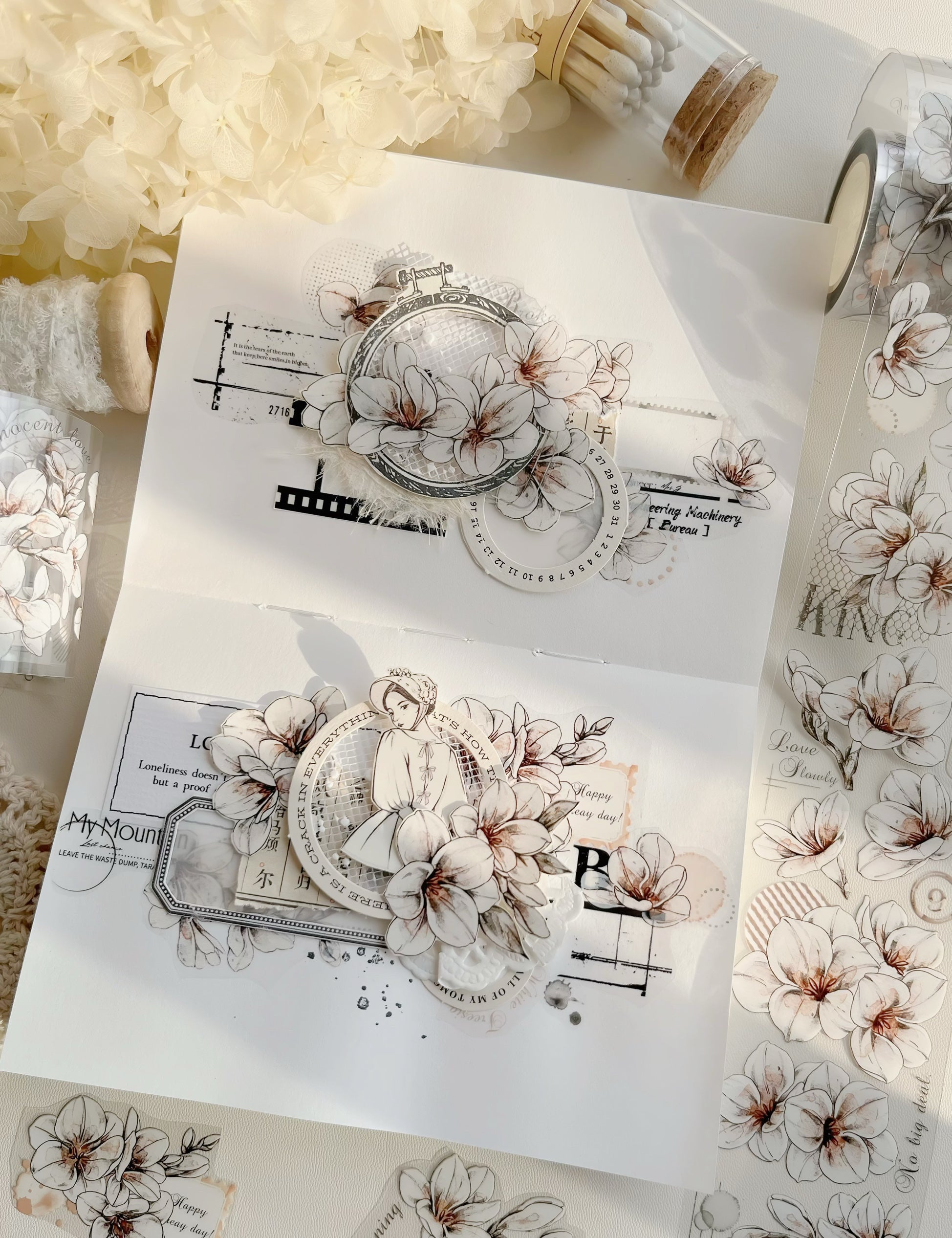 Freesia Flowers Tape (5.5cm*150cm)