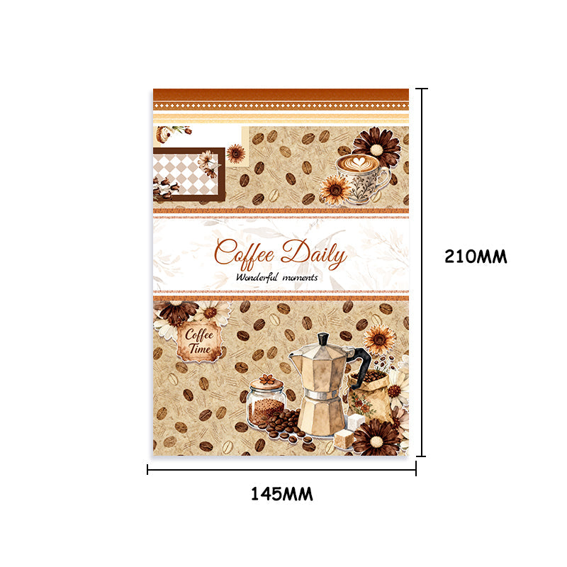 Vintage Sticker Book Vol.28 - Coffee Daily
