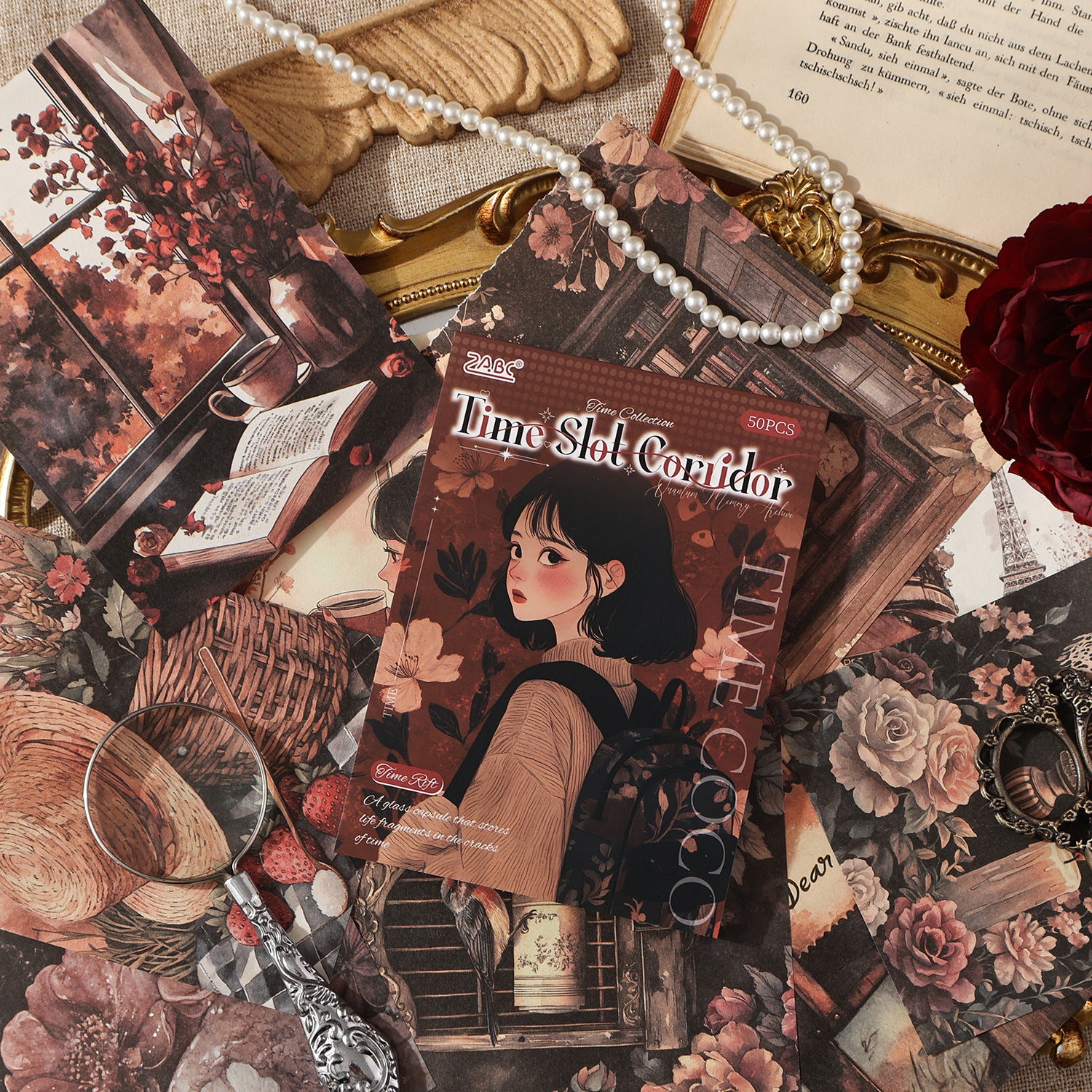 Time-Slot Corridor Scrapbooking Paper