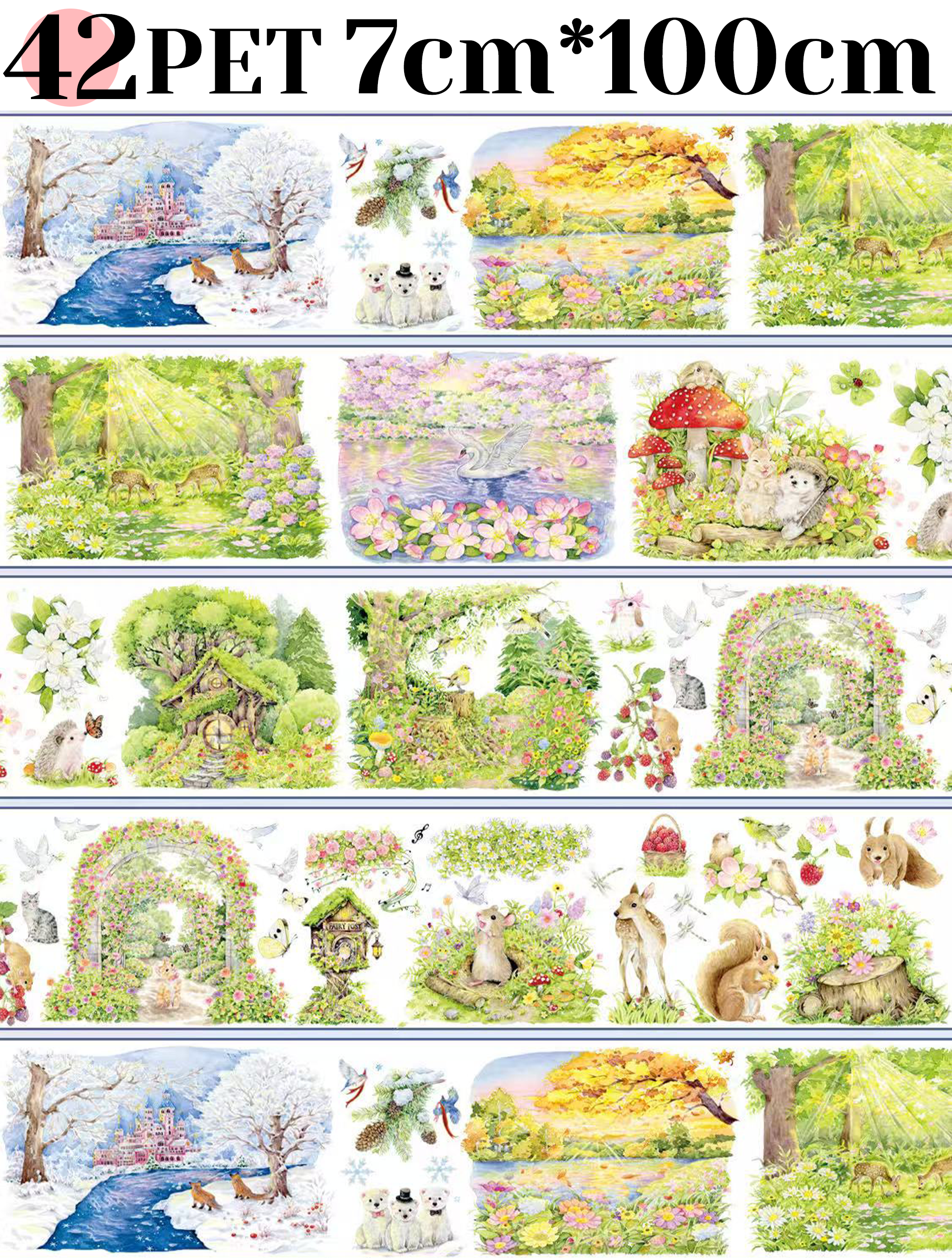 【XT】Nature/City/Fantasy Landscaping Tape (47 Styles)